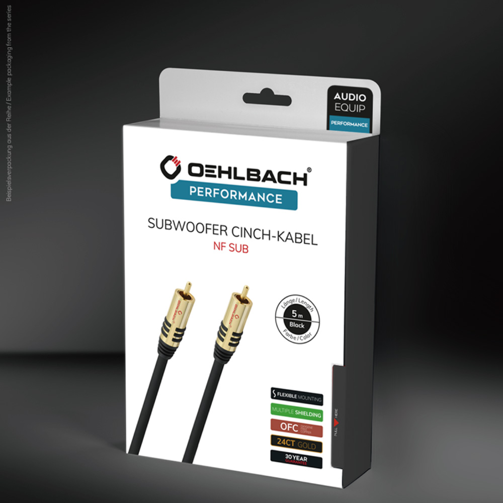 Subwoofer Cinch cable-PERFORMANCE