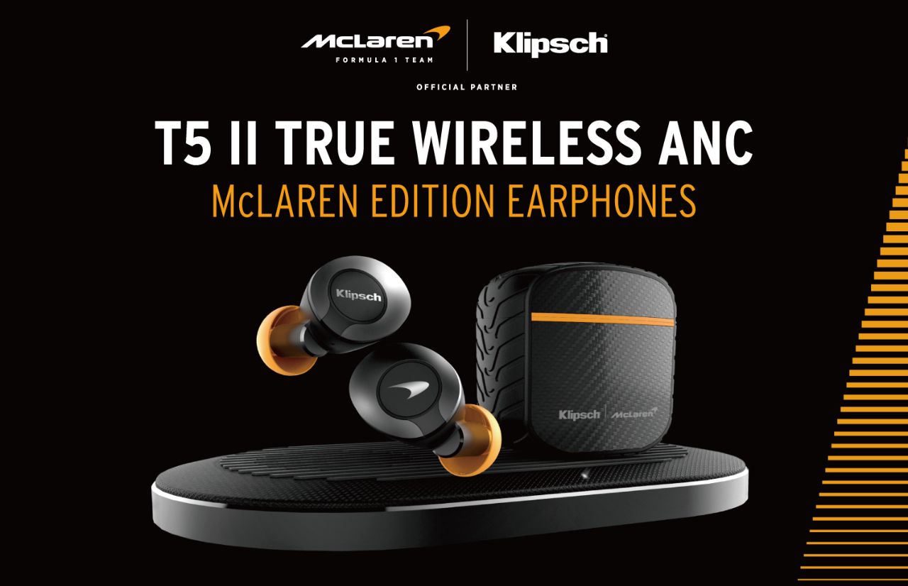 Klipsch T5 II True Wireless ANC - McLaren